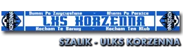 Szal ULKS Korzenna. Wariant nowszy